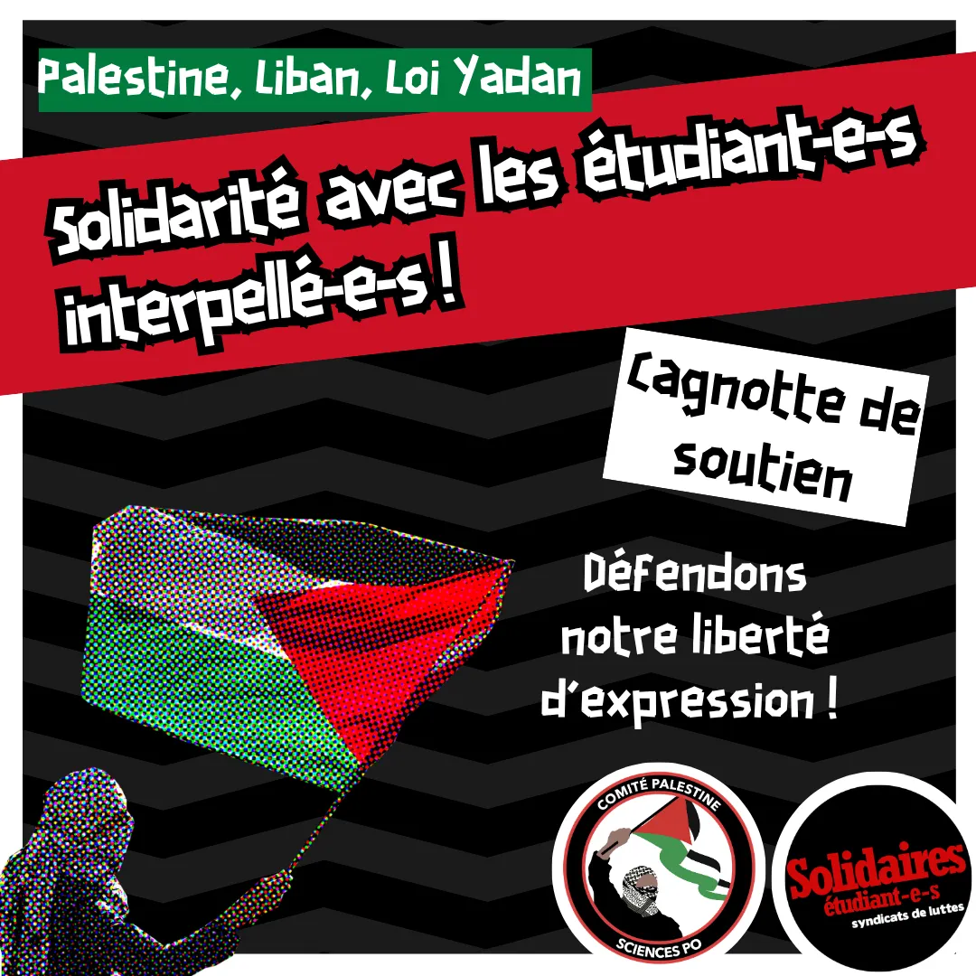 Solidarité avec les étudiant-e-s interpellé-e-s !