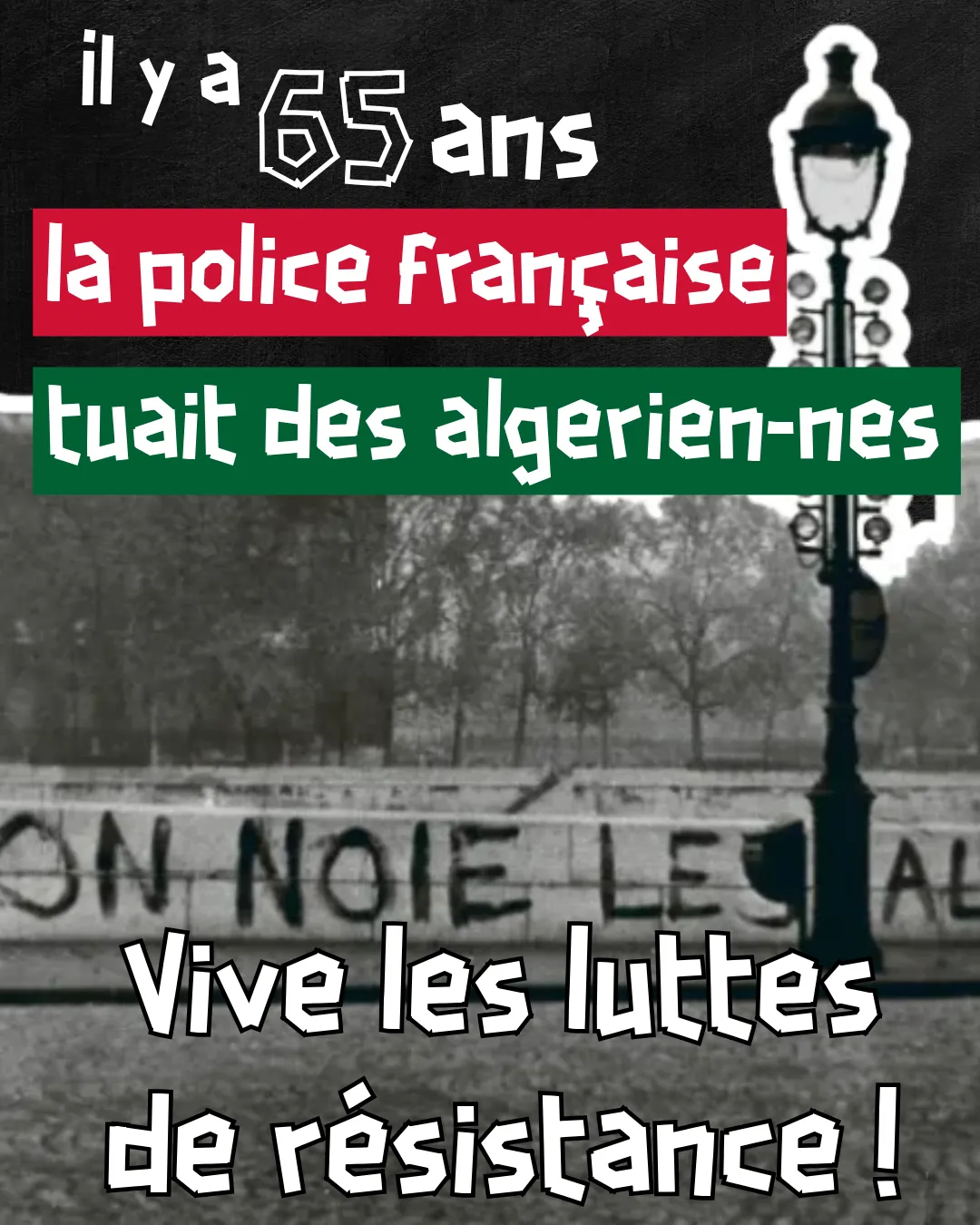 Il y a 65 ans la police française tuait des algerien-nes