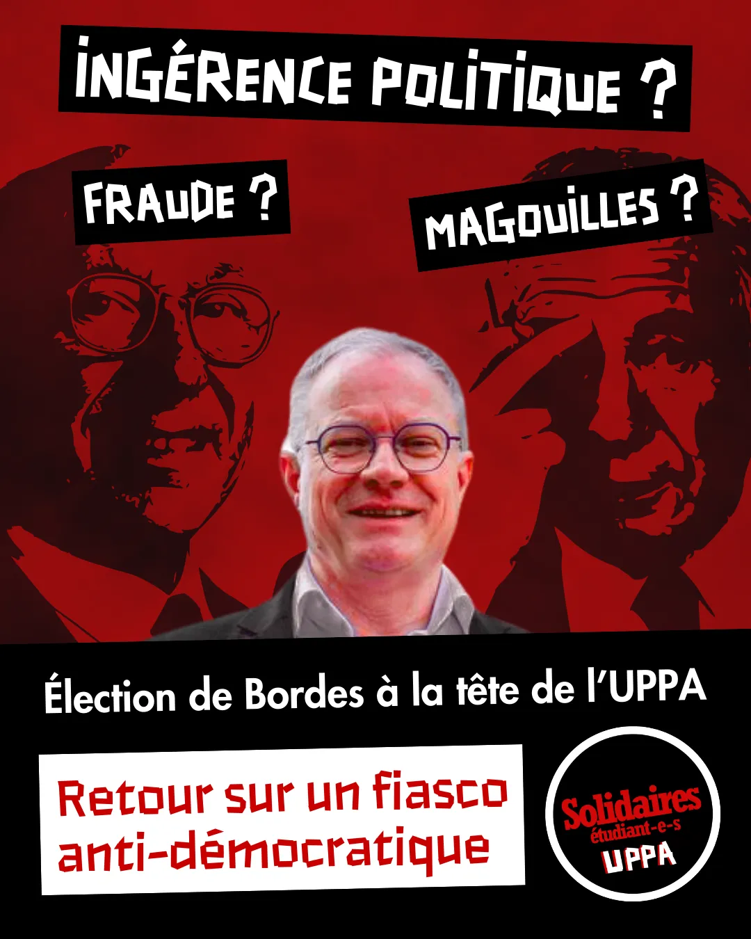 Élection de Laurent Bordes à la tête de l’UPPA : un cirque anti-démocratique