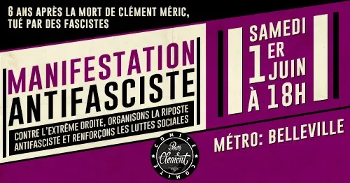 6 ans après la mort de Clément Méric, on n’oublie pas.