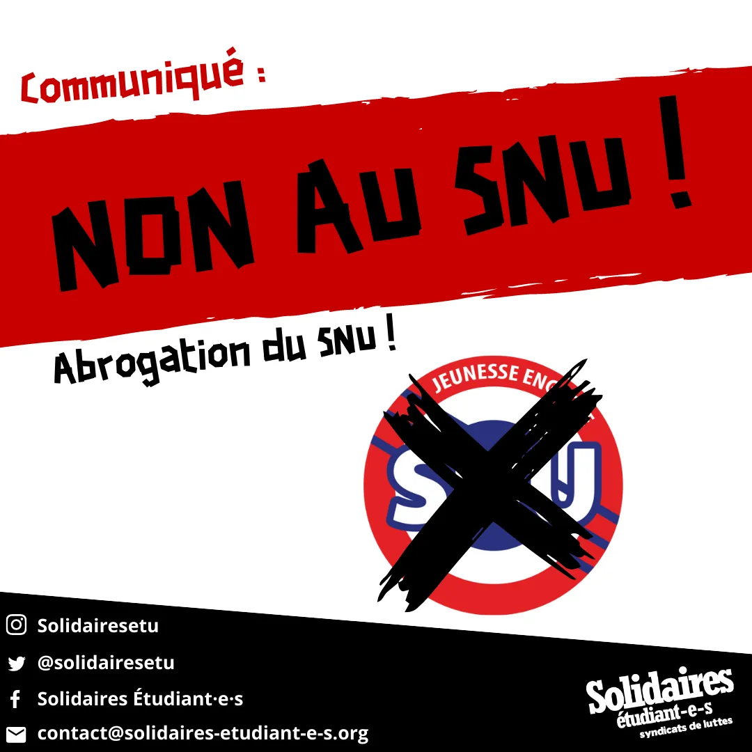 Non au SNU !