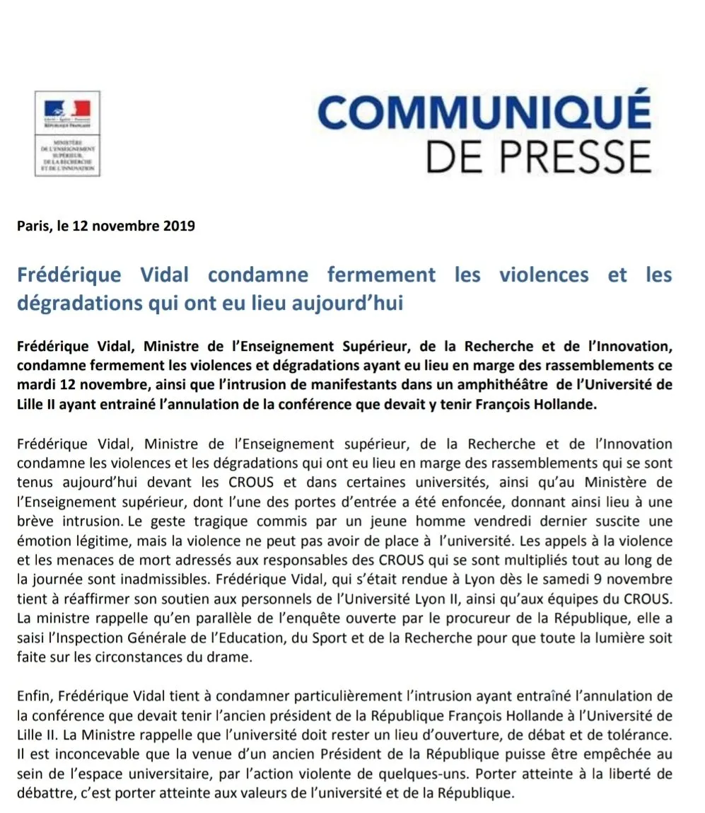 Frédérique Vidal, ministre déléguée à l’indécence supérieure