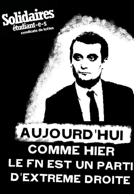 Affiche contre le FN et Philippot