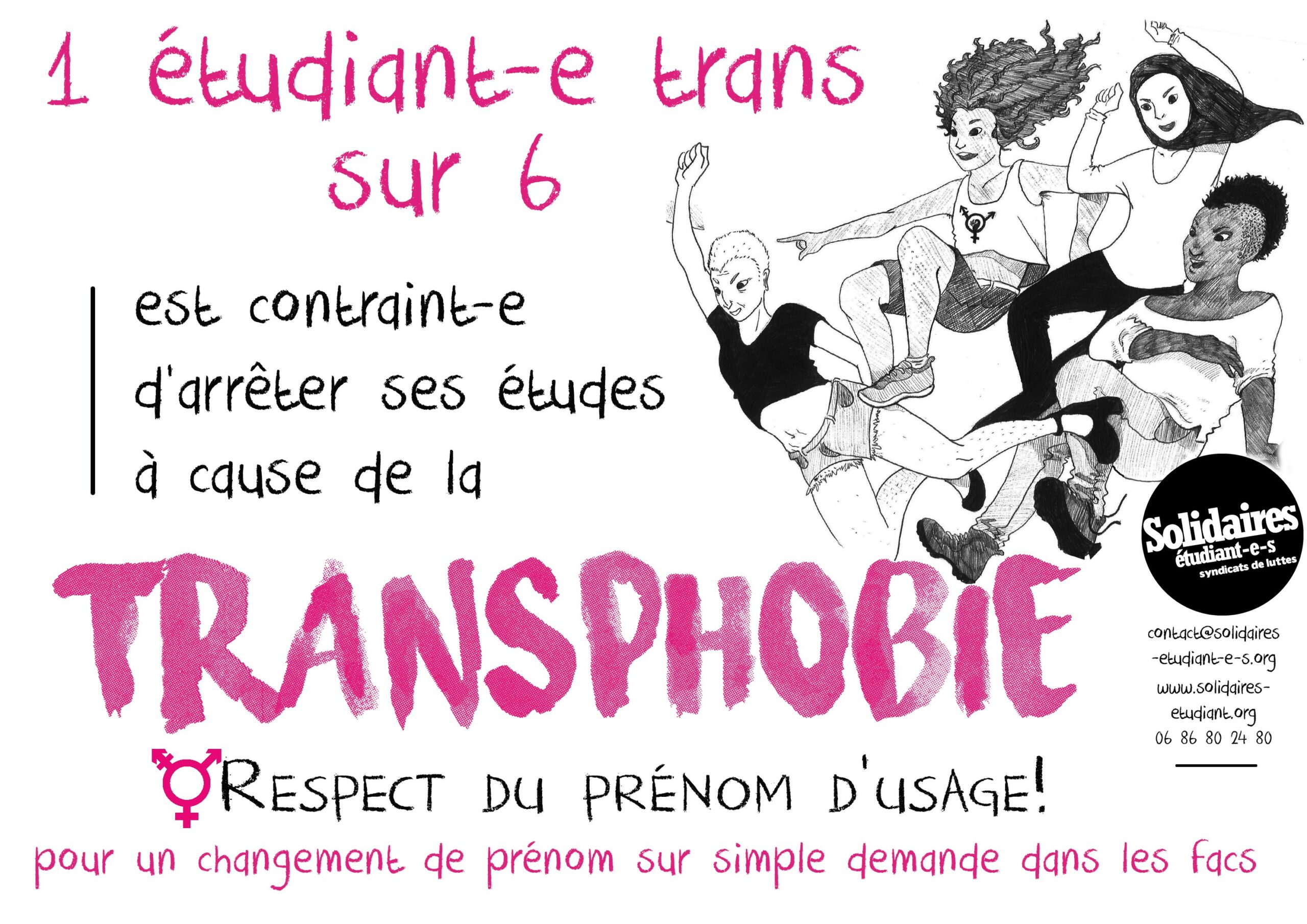 Transphobie hors de nos facs !