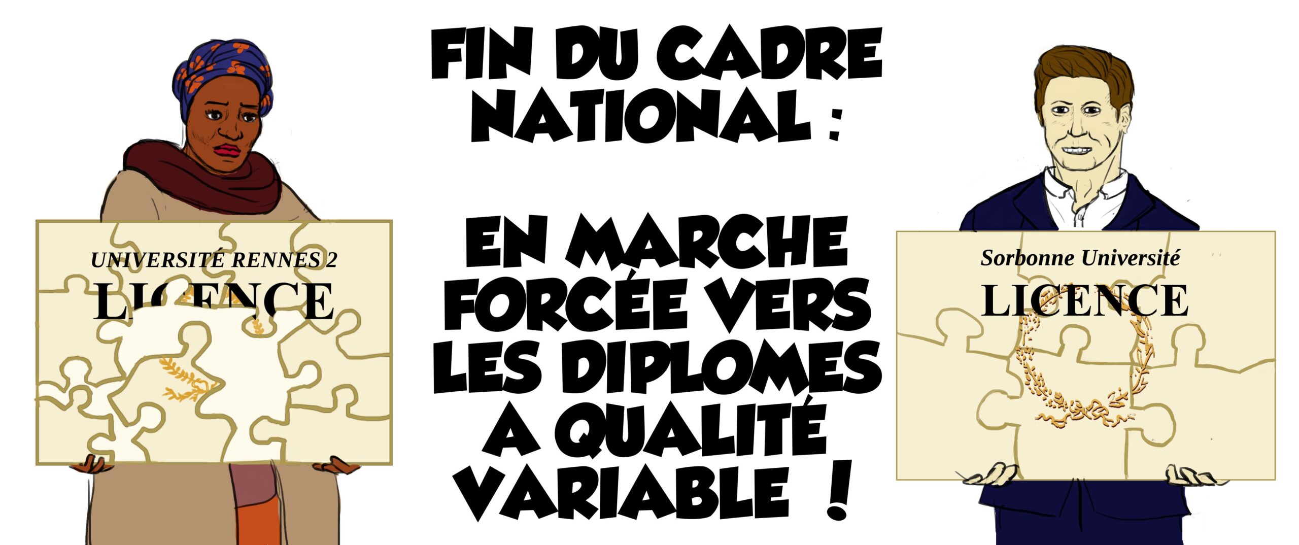 Concertation sur l’arrêté licence? Sans nous!