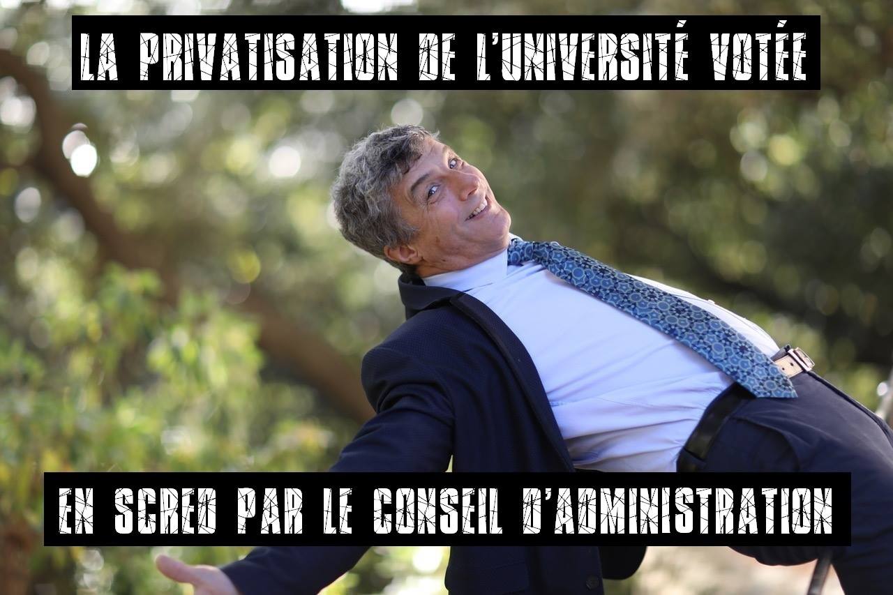 Création de l'Université Côte d'Azur : en route vers la privatisation