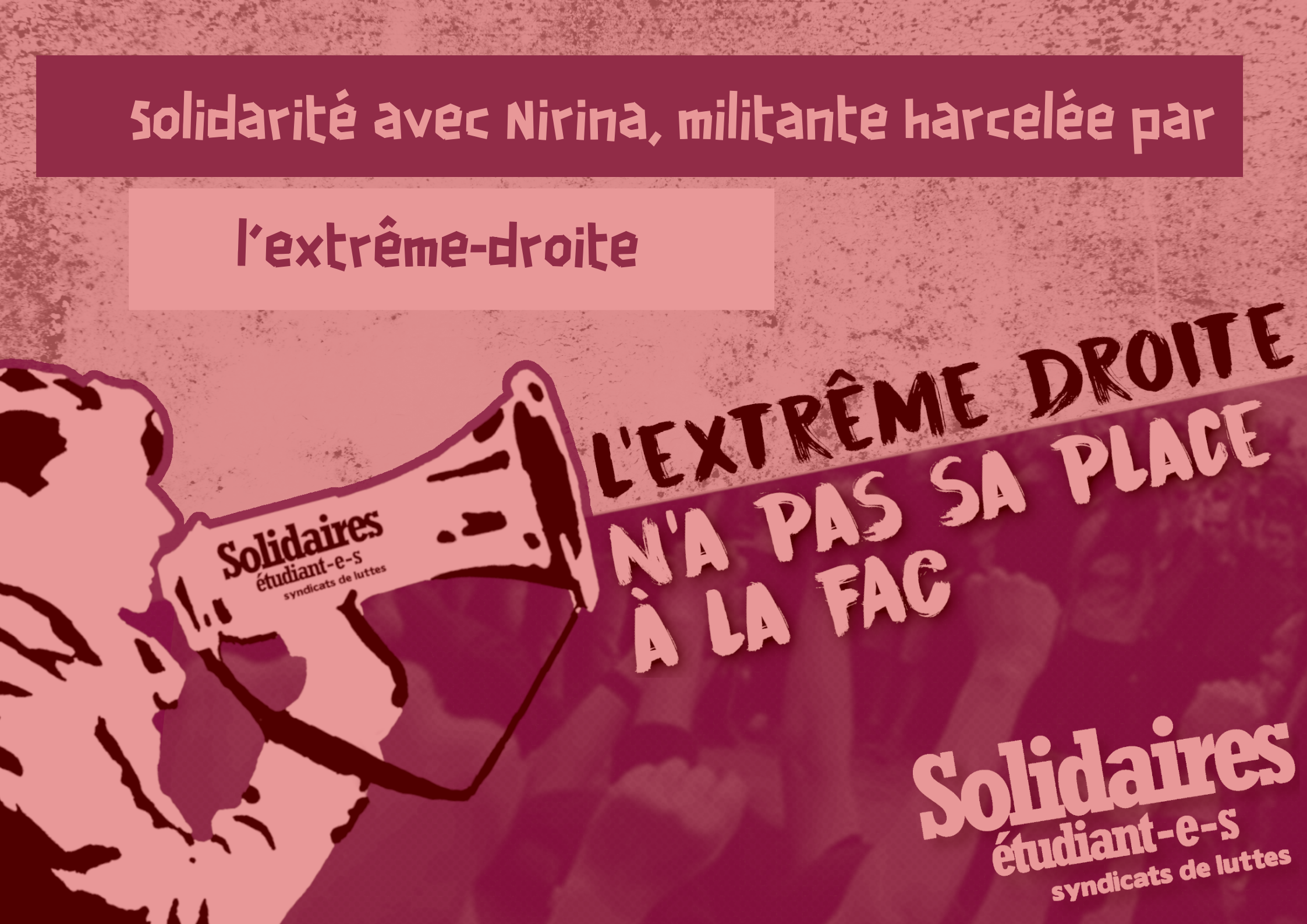 [communiqué] Solidarité avec Nirina, militante harcelée par l’extrême-droite