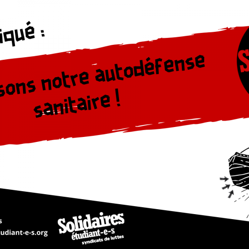 Organisons notre autodéfense sanitaire !